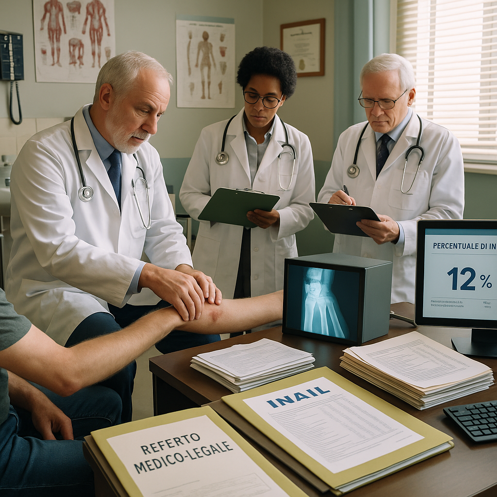 Visita Medico-Legale INAIL: Chi Decide le Percentuali di Invalidità e Come si Ottiene il Referto